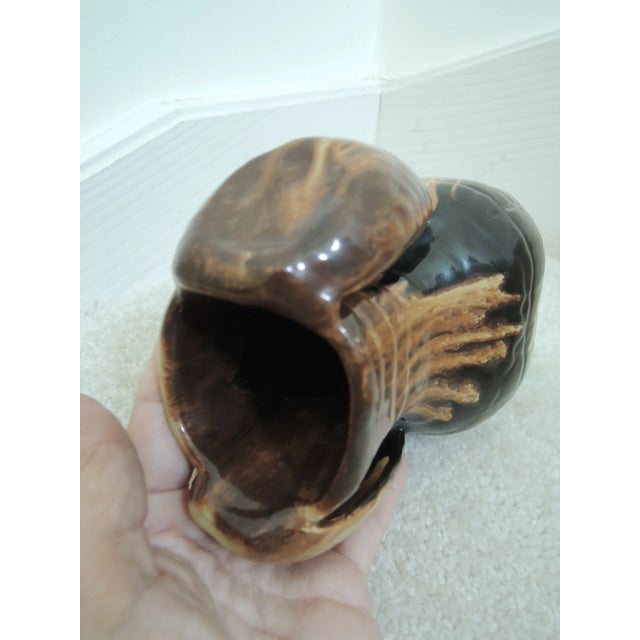 1960s Ceramic Hand Made Stoneware Pottery Vase Boleslawiec Warsaw Poland For Sale In Chicago - Image 6 of 7