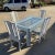 American 1970s Country White Wicker Dining Set - 5 Pieces For Sale - Image 3 of 10
