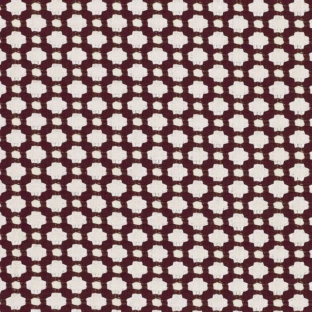 Mid-Century Modern Schumacher X Celerie Kemble Betwixt Fabric in Bear/Ivory For Sale - Image 3 of 3