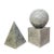 Ceramic Geometrical Figures, Set of 3 For Sale