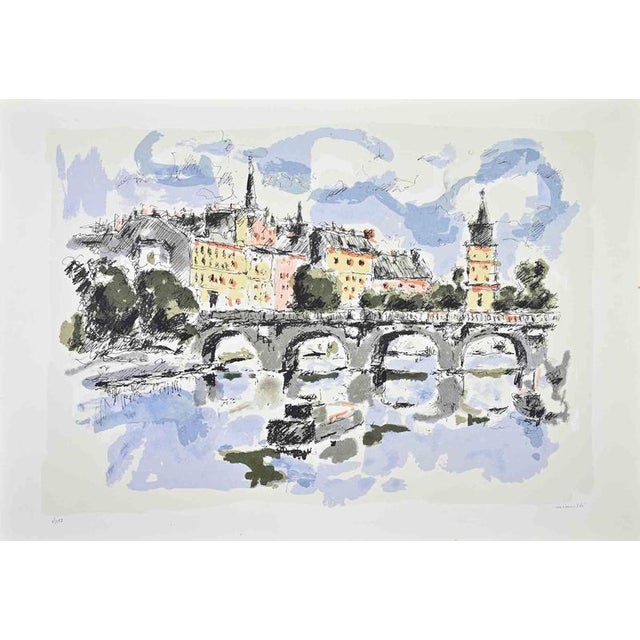 Screen print realized by Franco Marzilli in 1990s. Hand signed and numbered in pencil. Very good condition. This piece is...