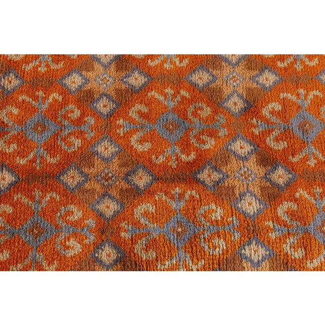 Mid-Century Modern Doris Leslie Blau Vintage Swedish Pile Rug For Sale - Image 3 of 8