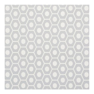 Sample - Schumacher Queen B Wallpaper in Grey For Sale