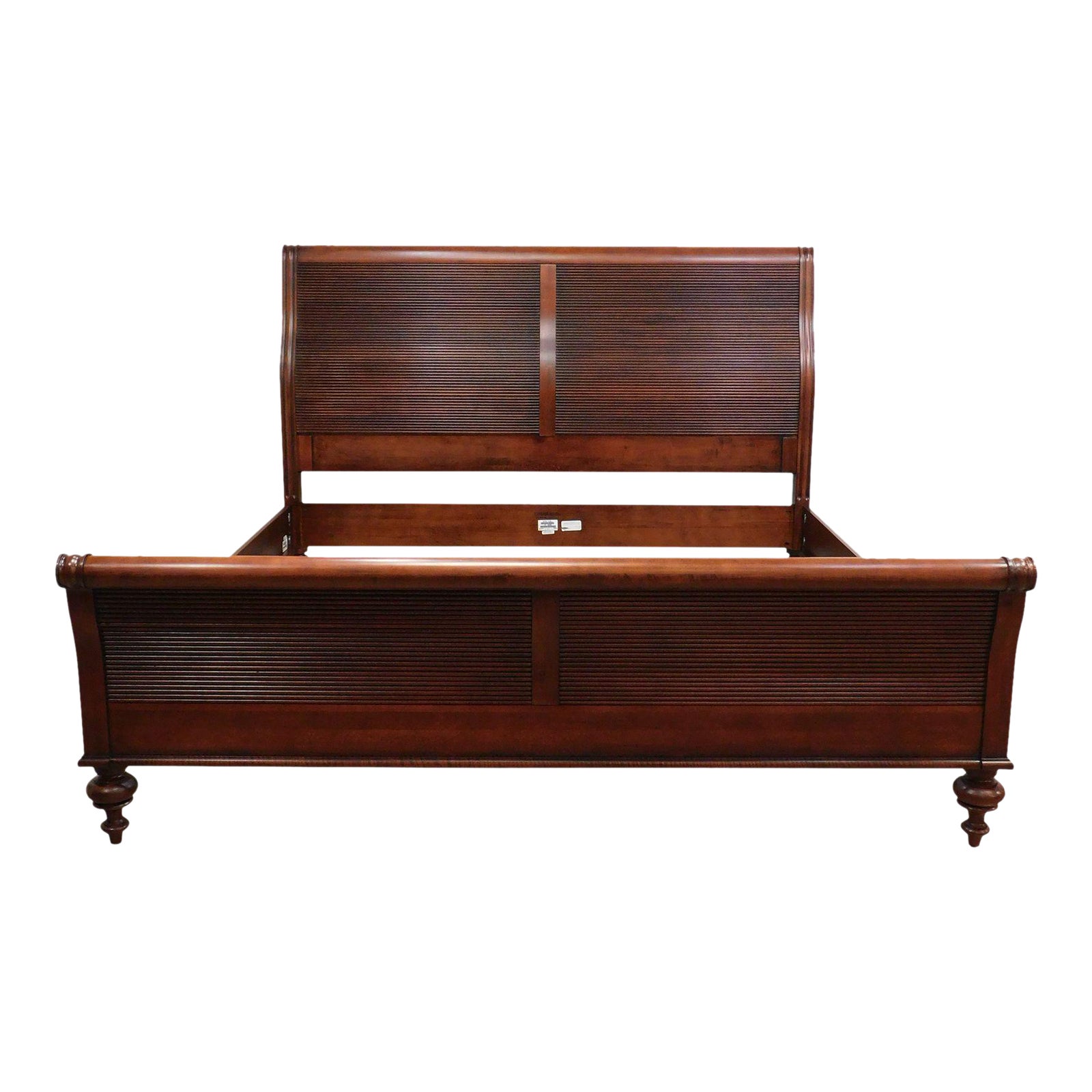 Ethan Allen British Classics King Sleigh Bed Chairish