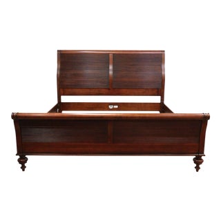 Ethan Allen British Classics King Sleigh Bed For Sale