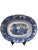 19th Century Victorian Staffordshire Blue Transfer-Printed “Canova” Platter For Sale - Image 13 of 13