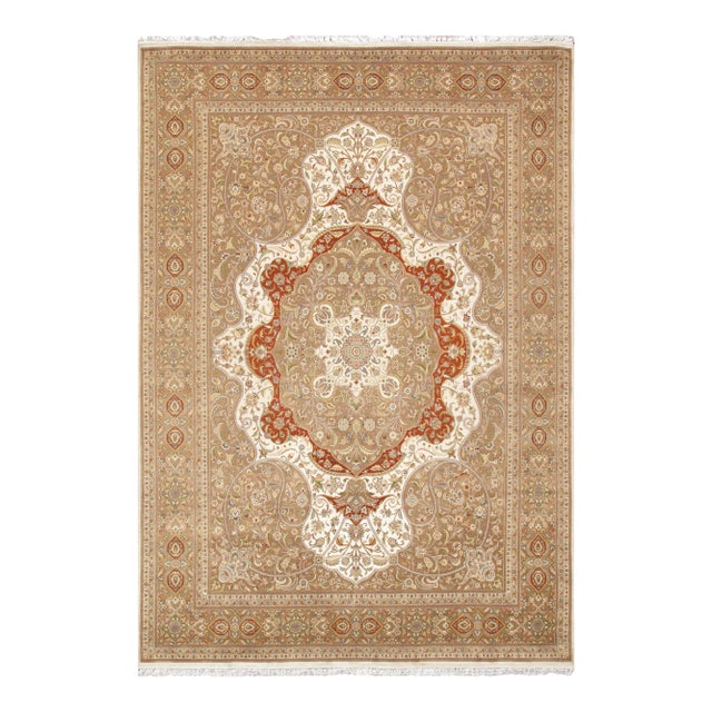Pasargad Home Baku Multi Silk & Wool Area Rug-10' 0" X 14' 3" For Sale