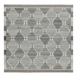 Rug & Kilim’s Custom Scandinavian Outdoor Rug With Geometric Pattern - 9'x12' For Sale
