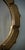 Italian Murano Gold Art Glass and Brass Wall Mirror, 2000 For Sale - Image 6 of 11