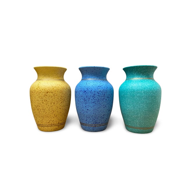 Vintage Ceramic Vases, 1960, Set of 3 For Sale - Image 16 of 16