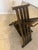 Vintage Campaign X Base Folding Desk Chair Stool For Sale - Image 11 of 12