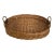1990s Woven Basket Brass Handle For Sale