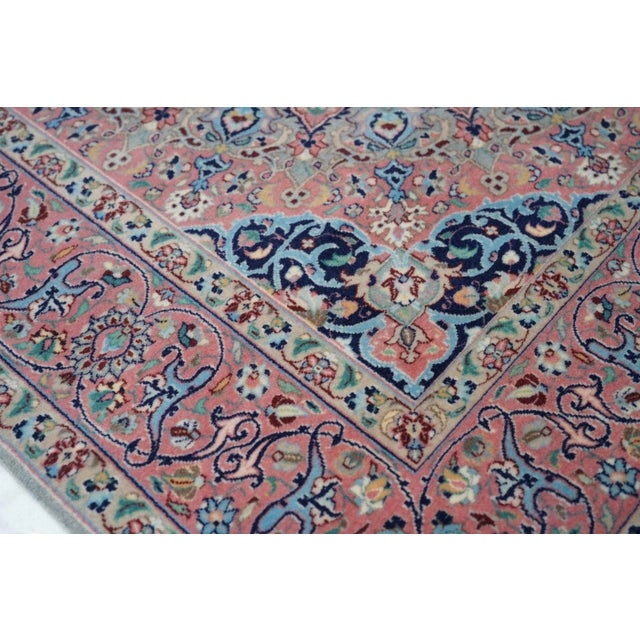 Vintage Isfahan Rug 3'4'' X 5'2'' For Sale In New York - Image 6 of 10