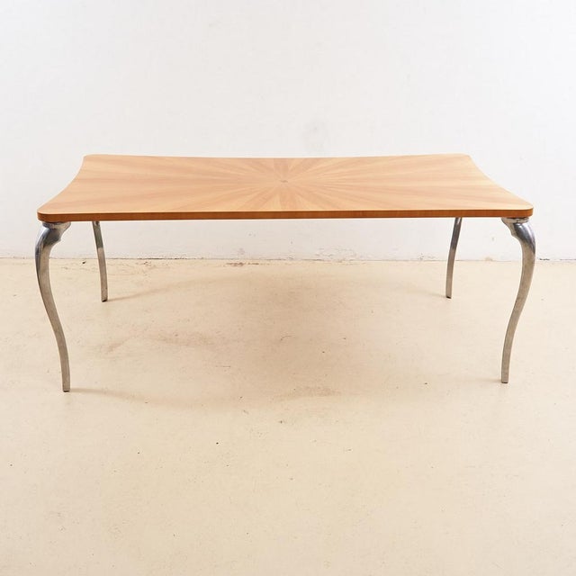 Table with Metal Feet For Sale - Image 9 of 9