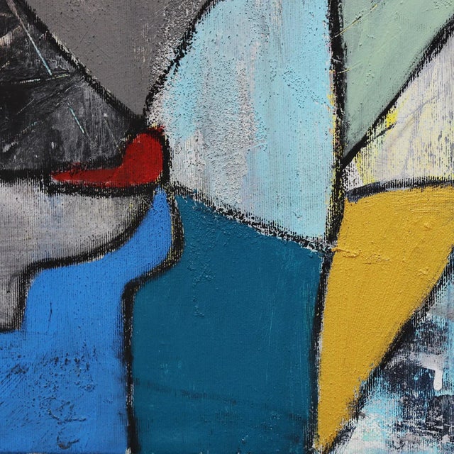 2020s December's Horses - Original Abstract Expressionism Cubism Artwork by Federico Pinto Schmid For Sale - Image 5 of 9