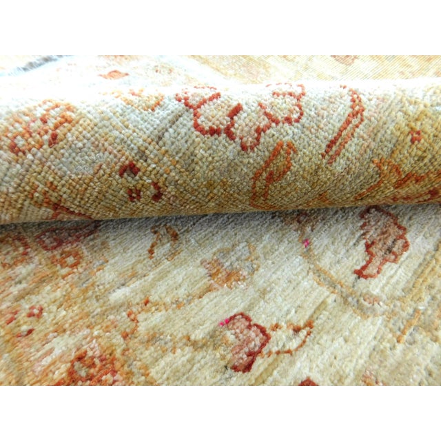 Hand Knotted Pakistan Royal Chobi Runner Rug, 3'7"x 14' For Sale - Image 12 of 12