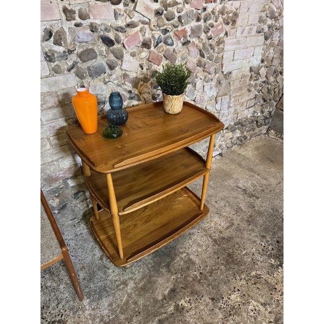 Vintage Blonde Drinks Trolley from Ercol, 1960s For Sale - Image 11 of 18