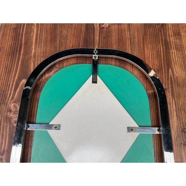 Bauhaus Mirror in Chrome Steel, 1950s For Sale - Image 15 of 17