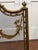 Late 19th Century French Louis XVI Brass Fireplace Screen W. Mesh Panel and Floral Details For Sale - Image 4 of 18