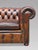Late 19th Century Victorian Brown Leather Chesterfield 3-Seater Sofa, 1880s For Sale - Image 5 of 12