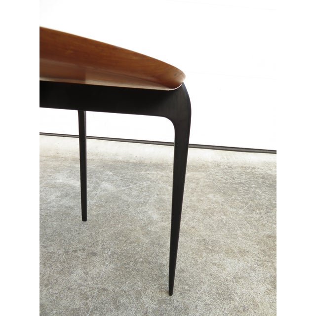 Mid 20th Century Vintage Mid Century Fritz Hansen Teak Tray Side Table Folding Danish Modern Stand For Sale - Image 5 of 13