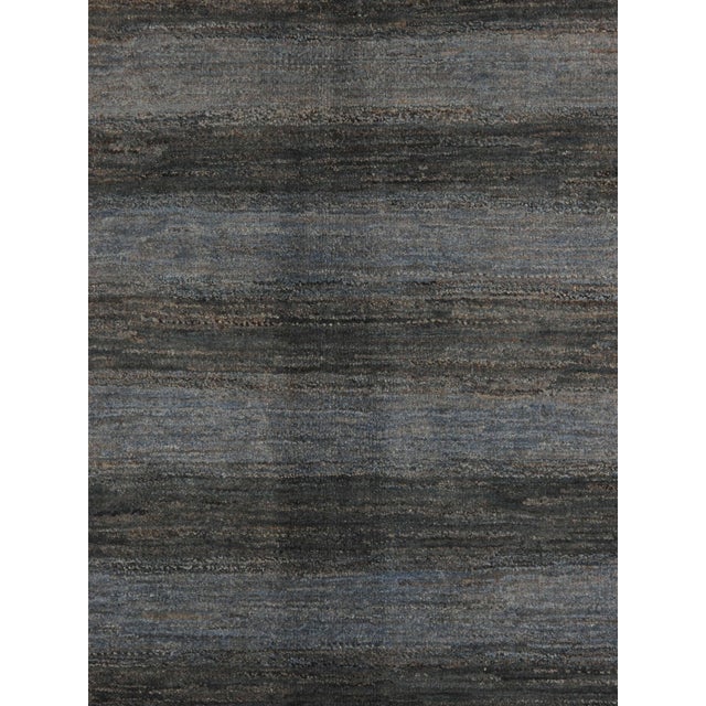 Contemporary Vintage Hand-Knotted Gabbeh Rug 8'0" X 11'9" For Sale - Image 3 of 4