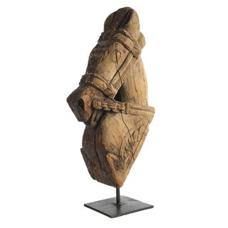 Wooden Horse Sculpture, 1840s For Sale