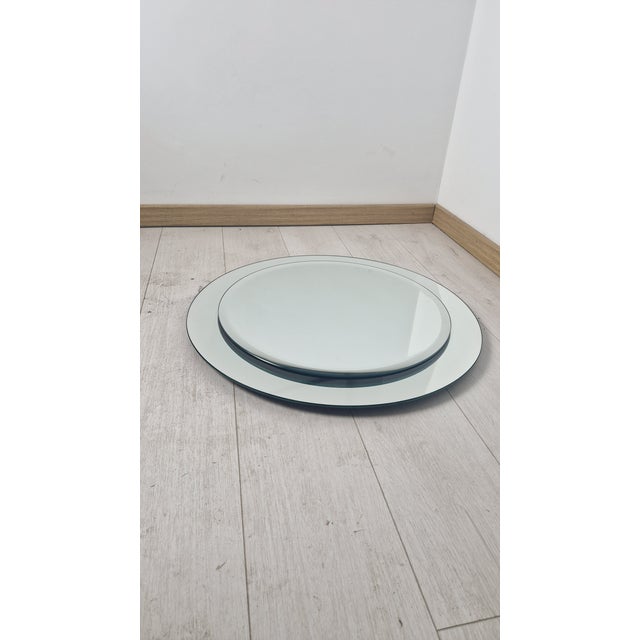 Mirror Turin Three Glasses from Cristal Art , 1970s For Sale - Image 8 of 10
