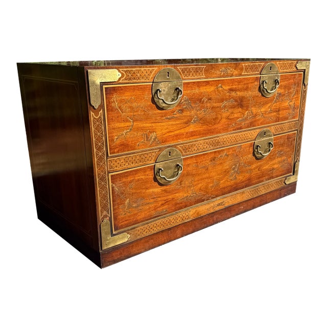 1979 Drexel Heritage “Et Cetera” Chinoiserie Chest of Drawers For Sale