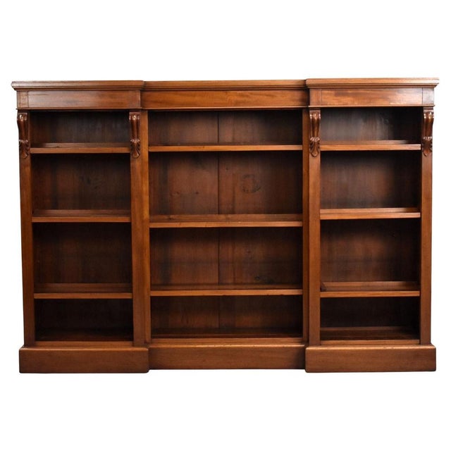 Victorian Open Bookcase in Mahogany, 1860 For Sale - Image 10 of 10