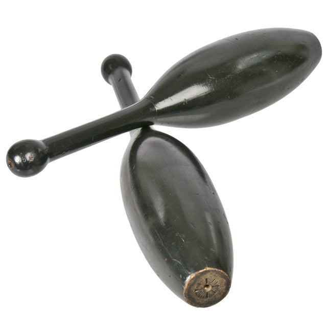 Vintage Wooden Exercise Juggling Pins Pair Chairish