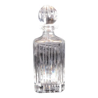 1950s Cut Crystal Decanter For Sale