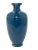Dutch Arnhemsche Fayencefabriek earthenware vase with 2 handles, (model number 42), blue glaze with polychrome linear...