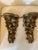 Rococo Ornate Rococo Gold Wall Brackets For Sale - Image 3 of 10