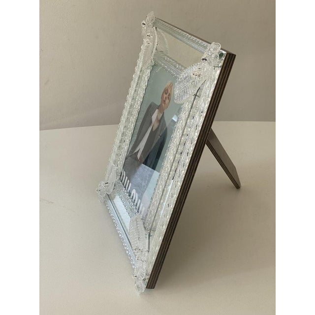 Transparent Photo Frame Mirror in Murano Glass by Simoeng For Sale - Image 7 of 18