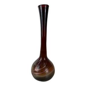 Charles Schneider Style Soliflore Vase by La Verrerie De Maure-Vieil