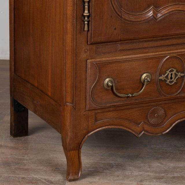 19th Century Tall French Armoire With Inlaid Details For Sale - Image 9 of 13