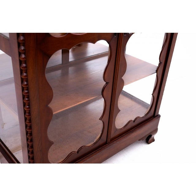 Brown Western European Showcase, 1900s For Sale - Image 8 of 10