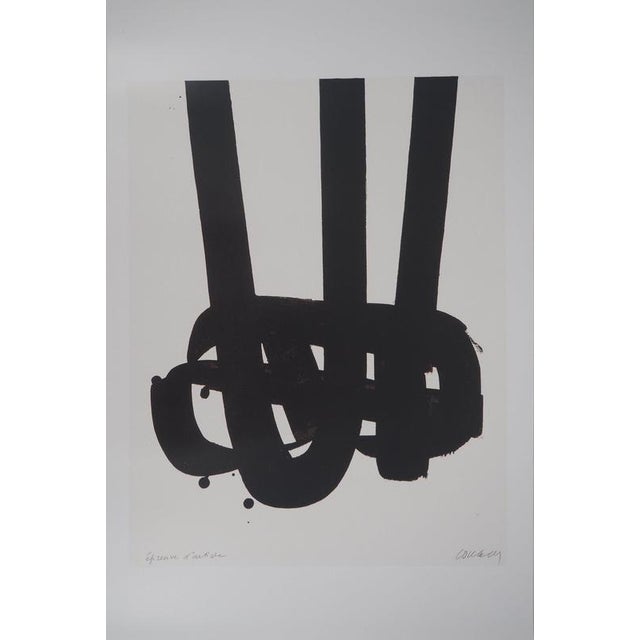 Pierre Soulages, Lithographie No.29: Soulages Museum, Lithograph For Sale - Image 7 of 7