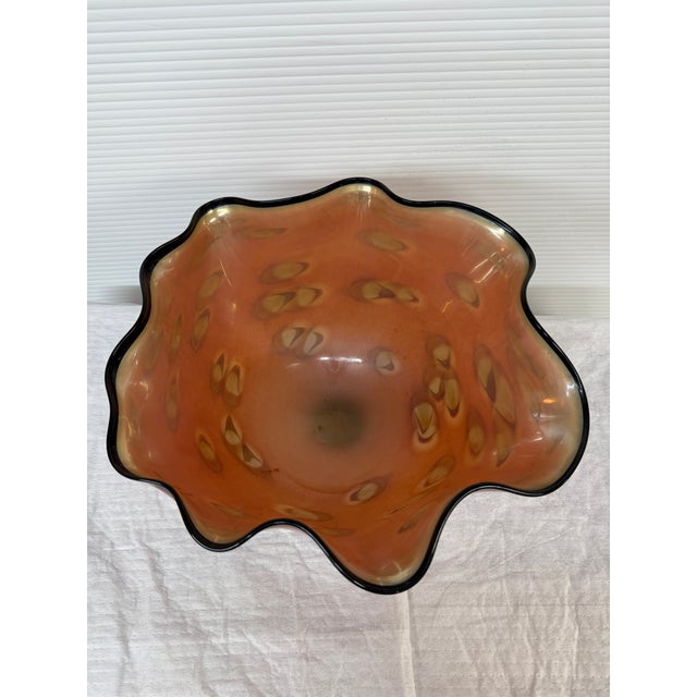 2010s Cohn-Stone Studios Scalloped Edge Bowl For Sale - Image 5 of 12