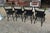 Vintage S Bent Bros Hitchcock Style Black Stenciled Dining Chairs Set of 4 For Sale - Image 13 of 18