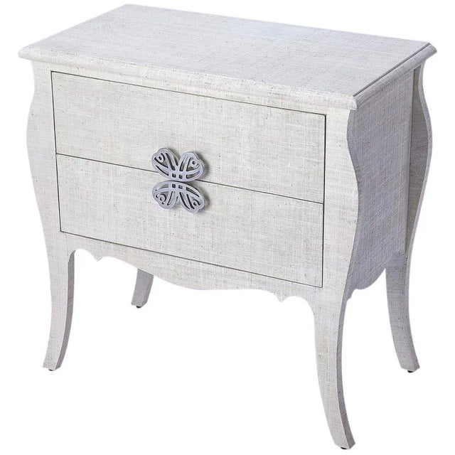 Distressed Silver White Accent Chest of Drawers For Sale In Chicago - Image 6 of 6