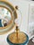 Visual Comfort Visual Comfort & Co. Table Lamp — Lucent Aqua & Burnished Brass (34") For Sale - Image 4 of 5