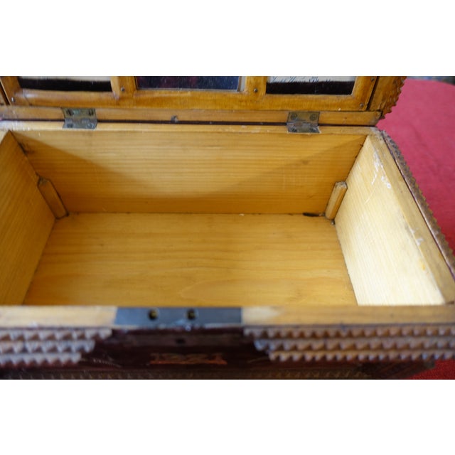 Vintage Sewing Box, 1920s For Sale - Image 6 of 10