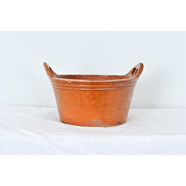 English 19th Century Glazed Terracotta Bowl c. 1880 For Sale In Baton Rouge - Image 6 of 9