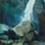 Early 21st Century Fractured Dream by Judd Mercer | Oil on panel Painting of a rocky landscape with waterfalls. For Sale - Image 5 of 5