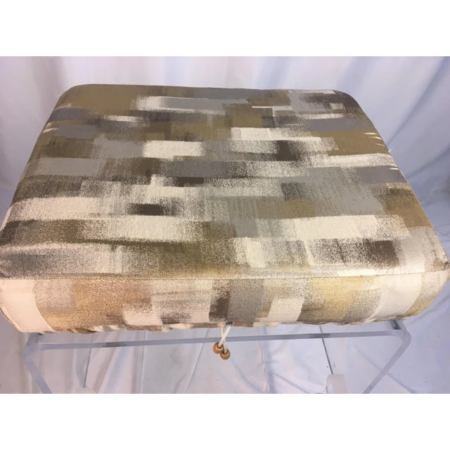 1960s 1960s Vintage Lucite Vanity Stool For Sale - Image 5 of 6