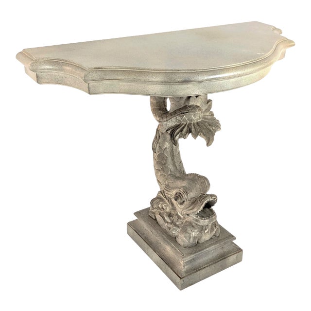Koi Fish Undine Resin Console Table For Sale