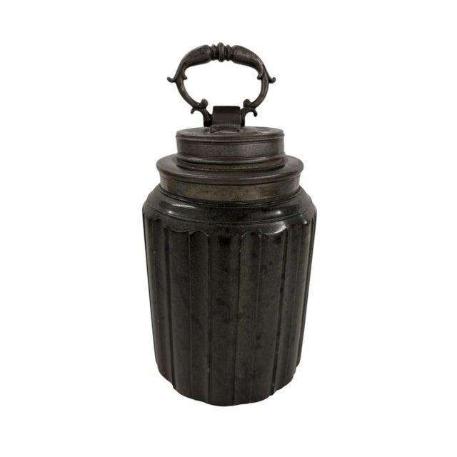 Baroque A German Serpentine Stone Covered Jar, Late 17th Century, Probably Nuremberg For Sale - Image 3 of 7