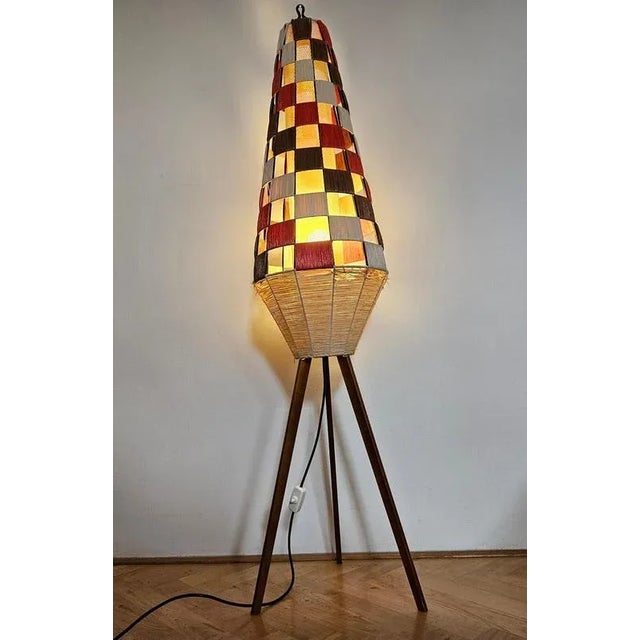 Mid-Century Rocket Tripod Floor Lamp, Germany, 1960s For Sale - Image 12 of 13